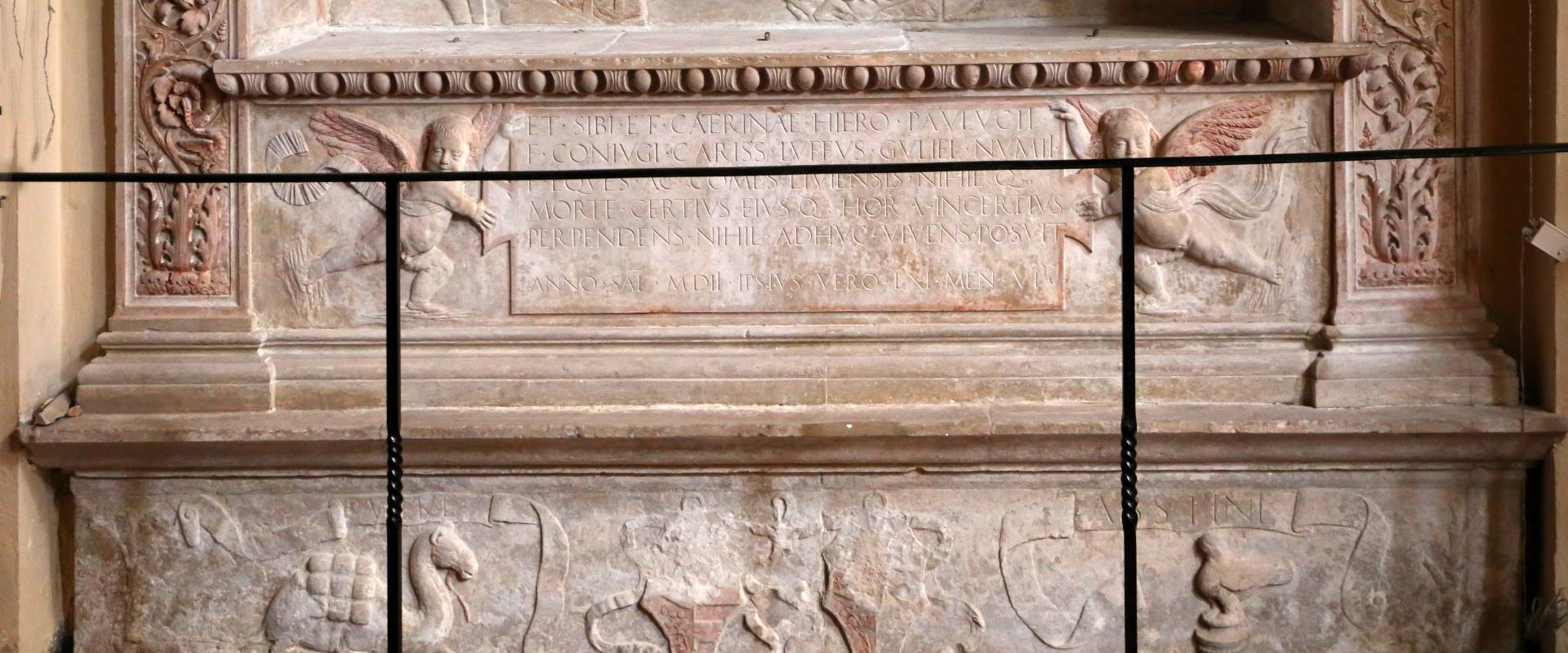 Tommaso fiamberti, monumento funebre di luffo numai, con rilievi di giovanni ricci, 1502-09, 05 foto di Sailko